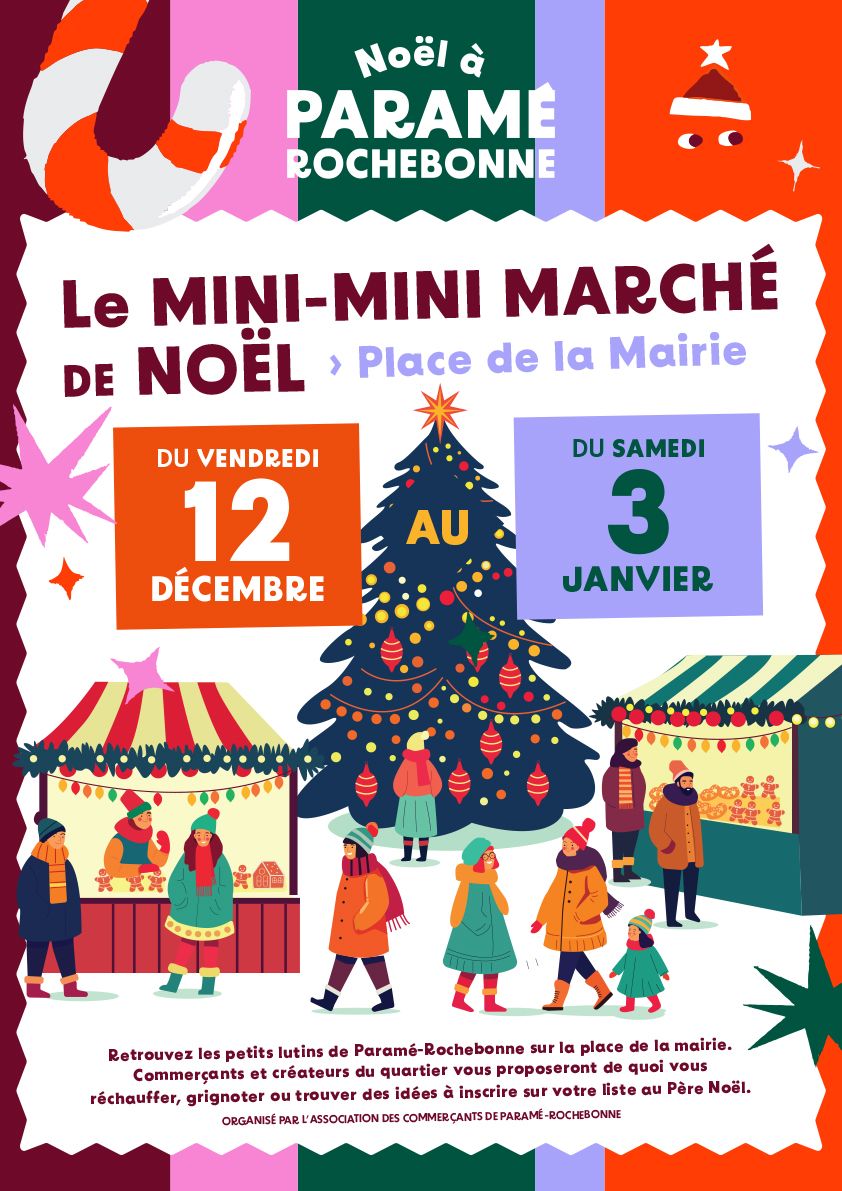 12 décembre 2025 au 3 janvier 2026 Mini mini marché de Noël à Saint-Malo Paramé Rochebonne 12 décembre 2025 au 3 janvier 2026 Mini-mini marché de Noël à Saint-Malo Paramé Rochebonne